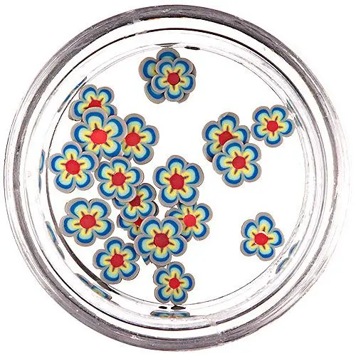 Nařezané fimo květy na zdobení nehtů