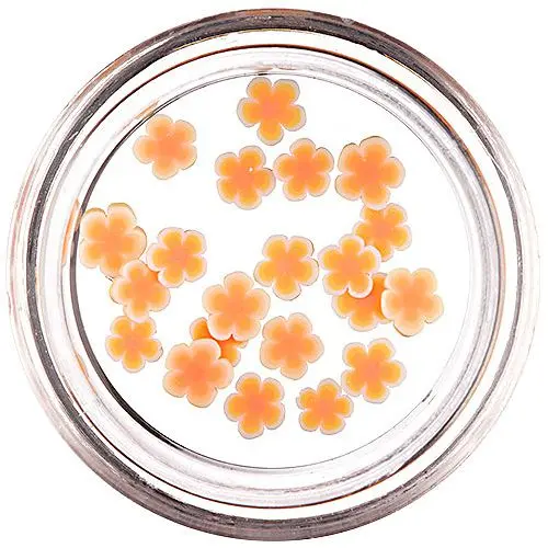 Fimo Nail Art - nakrájené kytičky